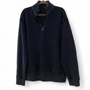 Tommy Bahama Navy Half-Zip Pullover Sweater